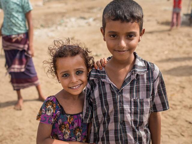Barn i Jemen