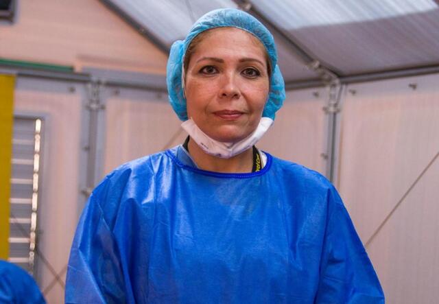 Dr Edna jobbar som läkare i Colombia