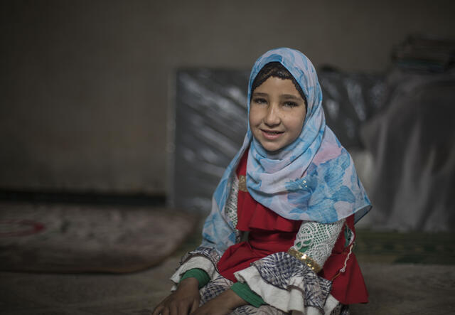 Sara 10 år i Syrien