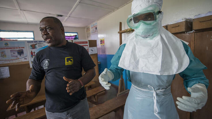 RESCUE medarbetare kämpar mot ebola