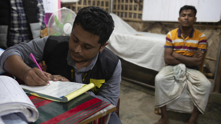 Dr Mahmudul Hossain arbetar på en vårdcentral i Cox’s Bazar i Bangladesh